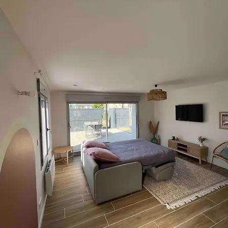 וילה Romane Piscine Proche Circuit 24h Brette-les-Pins